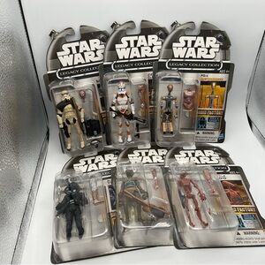 Star Wars Legacy Collection Sandtrooper and Clone Trooper Figures